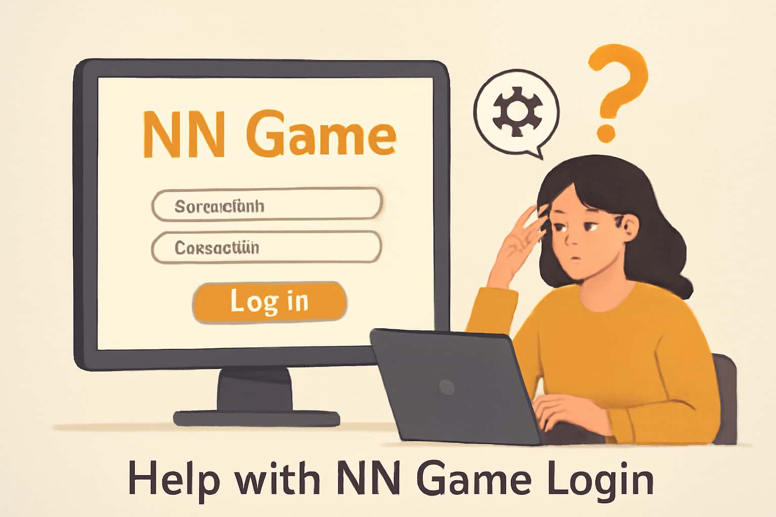 Visual representation of NN Game login interface with clear text.