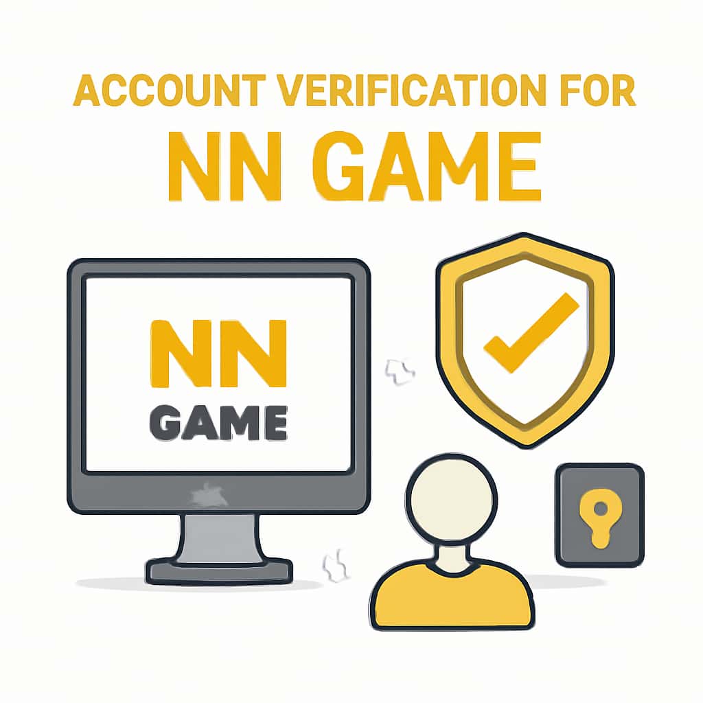Diagram illustrating the account verification process for NN Game.