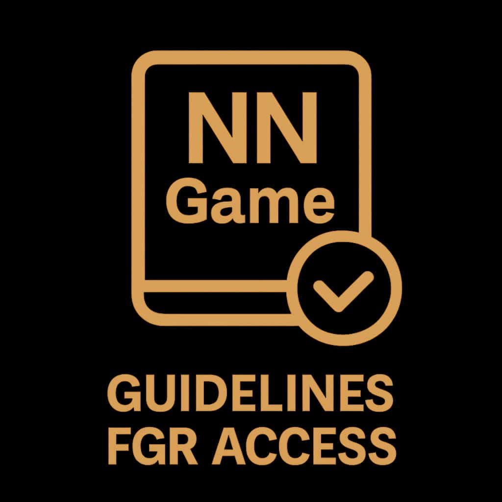 An icon representing access guidelines for NN Game.