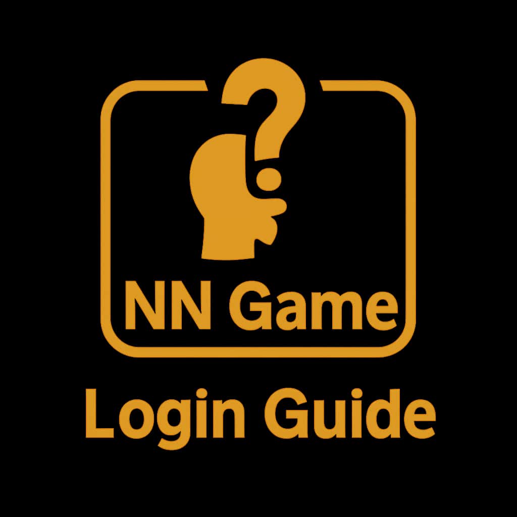 An icon symbolizing NN Game Login Guide, featuring prominent text and a professional design.