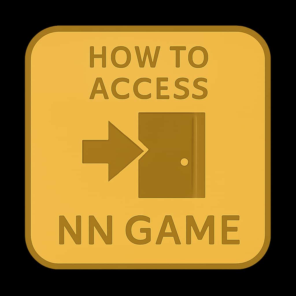 An icon illustrating the guide to access NN Game.