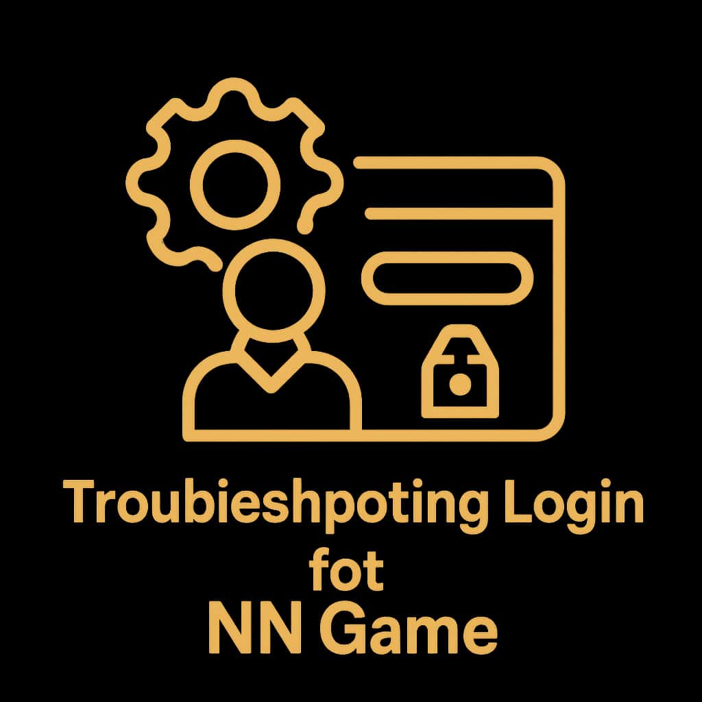 An icon representing troubleshooting for NN Game login.